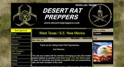 Desktop Screenshot of desertratpreppers.com